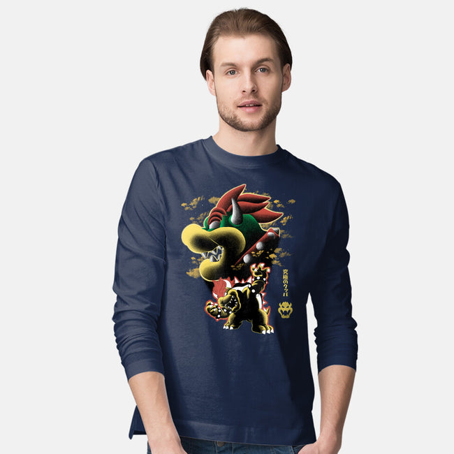 Koopa King Nightsky-Mens-Long Sleeved-Tee-Astrobot Invention