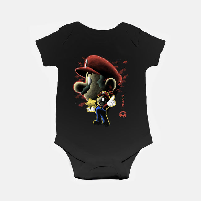 Jumpman Nightsky-Baby-Basic-Onesie-Astrobot Invention