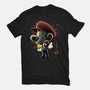 Jumpman Nightsky-Womens-Basic-Tee-Astrobot Invention