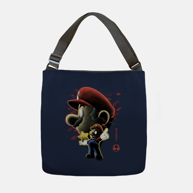 Jumpman Nightsky-None-Adjustable Tote-Bag-Astrobot Invention