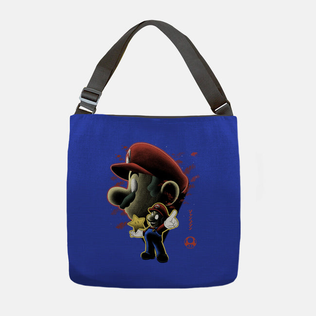 Jumpman Nightsky-None-Adjustable Tote-Bag-Astrobot Invention