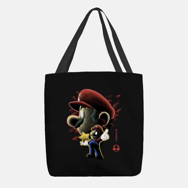 Jumpman Nightsky-None-Basic Tote-Bag-Astrobot Invention