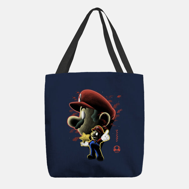 Jumpman Nightsky-None-Basic Tote-Bag-Astrobot Invention