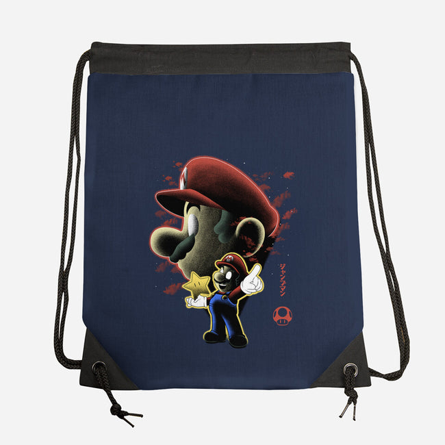 Jumpman Nightsky-None-Drawstring-Bag-Astrobot Invention