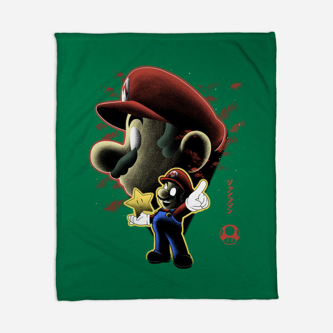 Jumpman Nightsky-None-Fleece-Blanket-Astrobot Invention