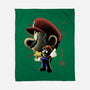 Jumpman Nightsky-None-Fleece-Blanket-Astrobot Invention