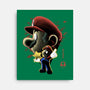 Jumpman Nightsky-None-Stretched-Canvas-Astrobot Invention