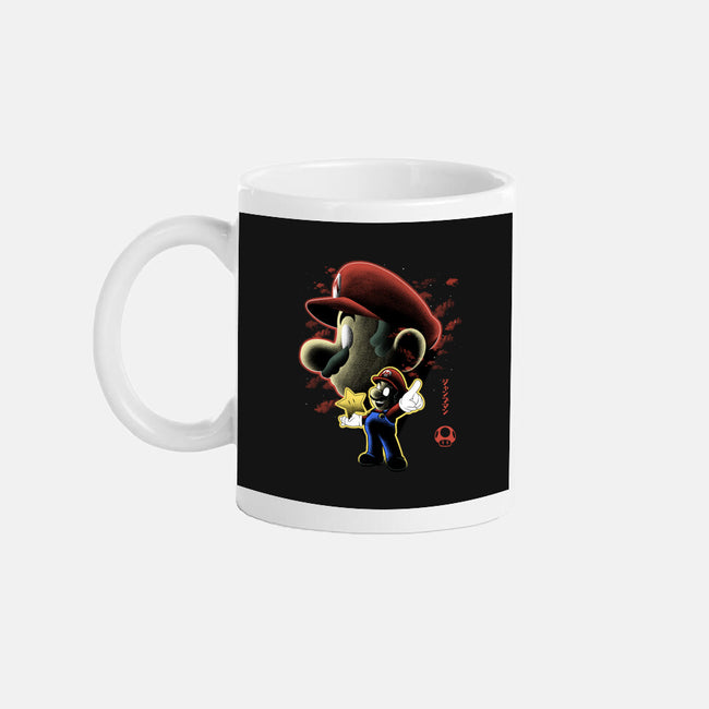 Jumpman Nightsky-None-Mug-Drinkware-Astrobot Invention