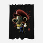Jumpman Nightsky-None-Polyester-Shower Curtain-Astrobot Invention