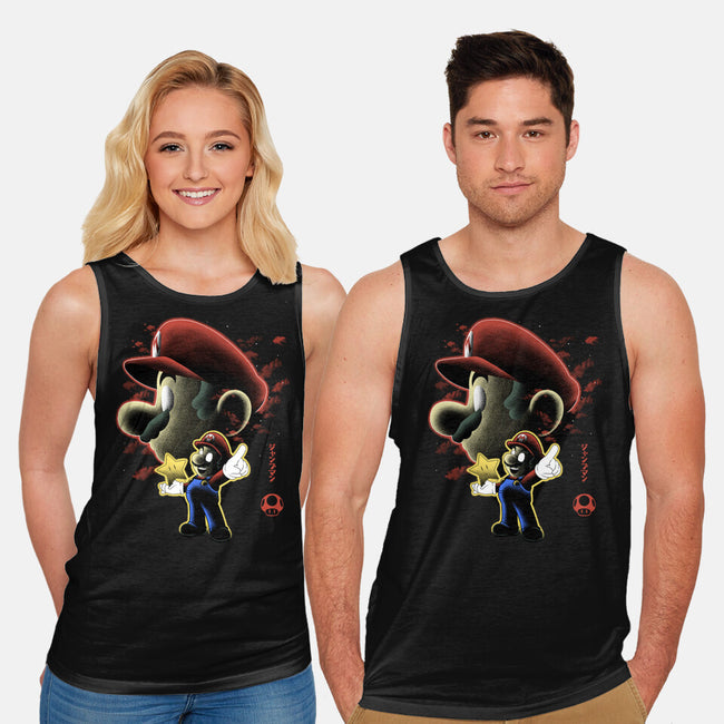 Jumpman Nightsky-Unisex-Basic-Tank-Astrobot Invention