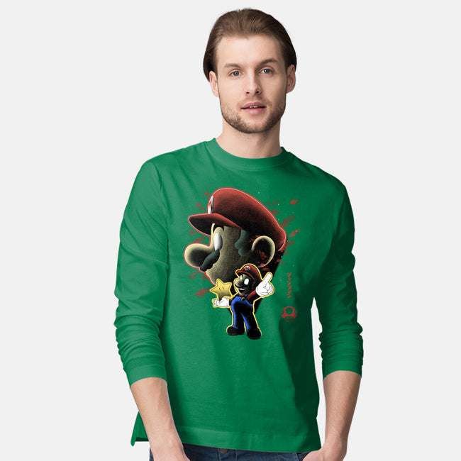 Jumpman Nightsky-Mens-Long Sleeved-Tee-Astrobot Invention