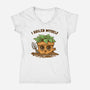 I Soiled Myself-Womens-V-Neck-Tee-kg07