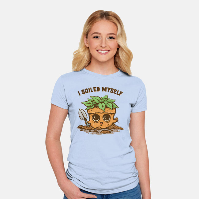 I Soiled Myself-Womens-Fitted-Tee-kg07