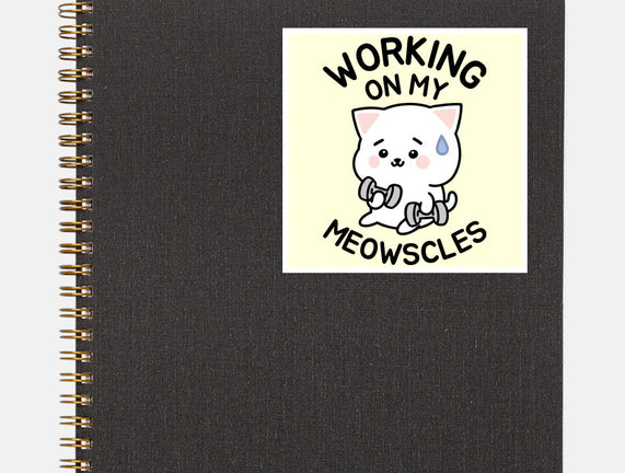 Working On My Meowscles