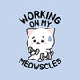 Working On My Meowscles-Unisex-Crew Neck-Sweatshirt-brunopires