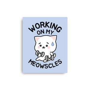 Working On My Meowscles