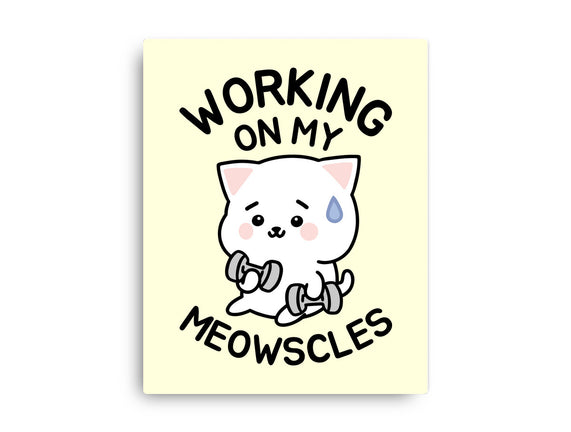 Working On My Meowscles