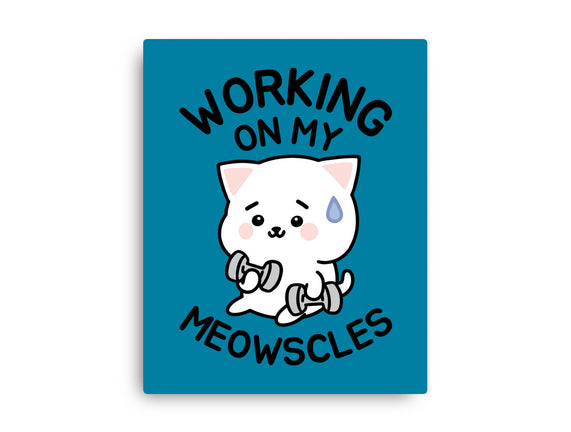 Working On My Meowscles