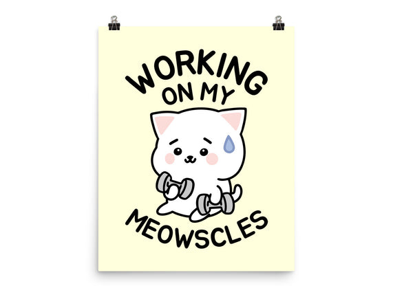 Working On My Meowscles