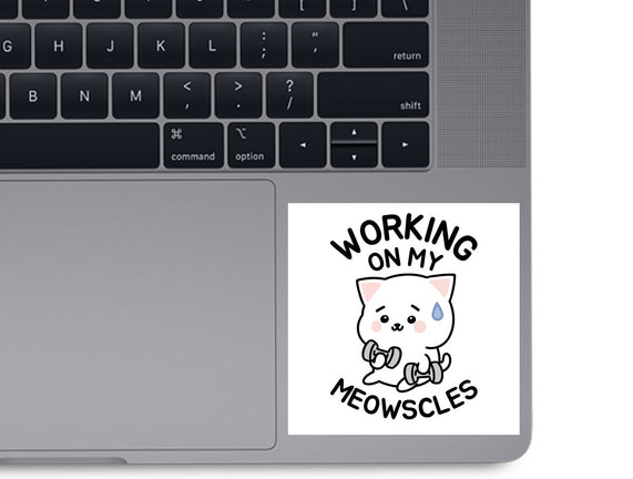 Working On My Meowscles