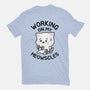 Working On My Meowscles-Unisex-Basic-Tee-brunopires