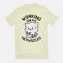 Working On My Meowscles-Mens-Basic-Tee-brunopires