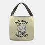 Working On My Meowscles-None-Adjustable Tote-Bag-brunopires