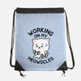 Working On My Meowscles-None-Drawstring-Bag-brunopires