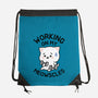 Working On My Meowscles-None-Drawstring-Bag-brunopires