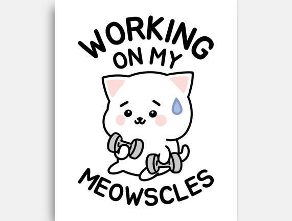 Working On My Meowscles