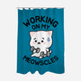 Working On My Meowscles-None-Polyester-Shower Curtain-brunopires