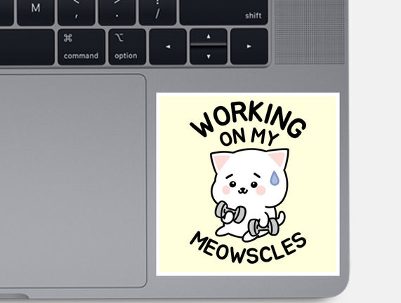 Working On My Meowscles
