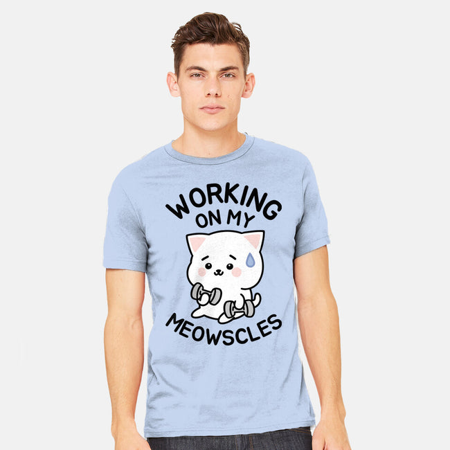 Working On My Meowscles-Mens-Heavyweight-Tee-brunopires
