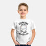 Working On My Meowscles-Youth-Basic-Tee-brunopires