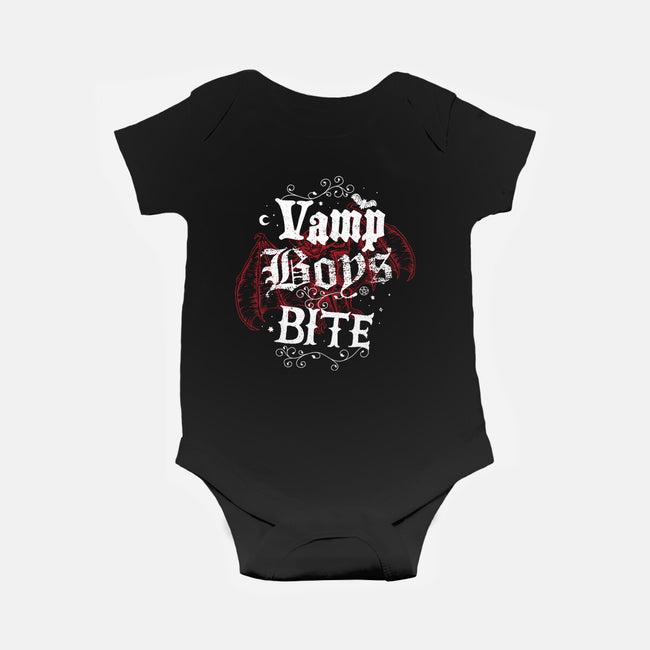 Vamp Boys Bite-Baby-Basic-Onesie-Nemons