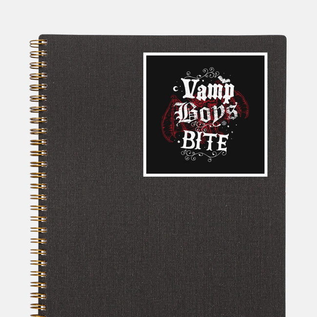 Vamp Boys Bite-None-Glossy-Sticker-Nemons
