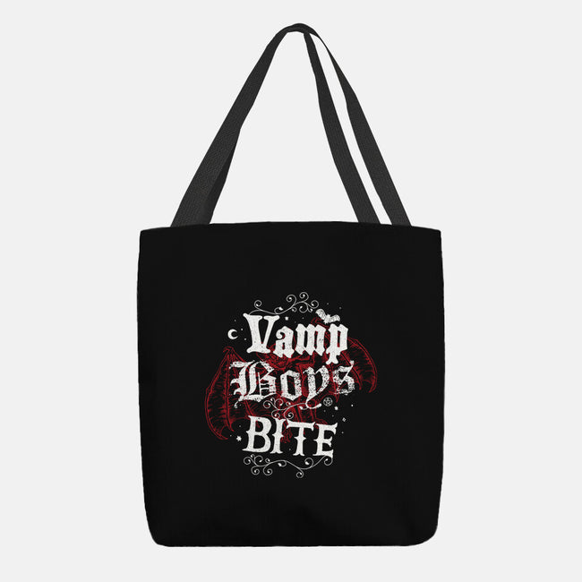 Vamp Boys Bite-None-Basic Tote-Bag-Nemons