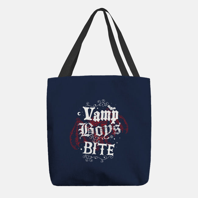 Vamp Boys Bite-None-Basic Tote-Bag-Nemons