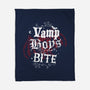 Vamp Boys Bite-None-Fleece-Blanket-Nemons