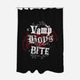 Vamp Boys Bite-None-Polyester-Shower Curtain-Nemons