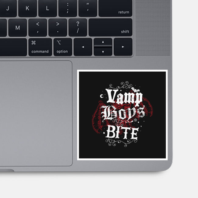 Vamp Boys Bite-None-Glossy-Sticker-Nemons