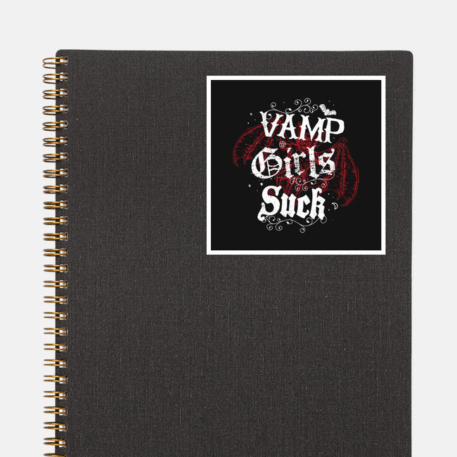 Vamp Girls Suck-None-Glossy-Sticker-Nemons