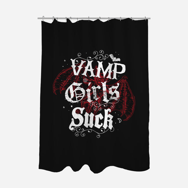 Vamp Girls Suck-None-Polyester-Shower Curtain-Nemons