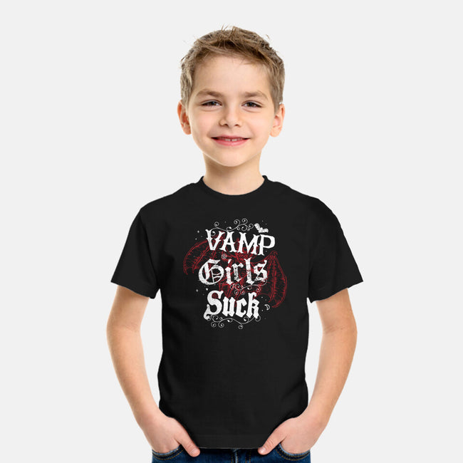 Vamp Girls Suck-Youth-Basic-Tee-Nemons