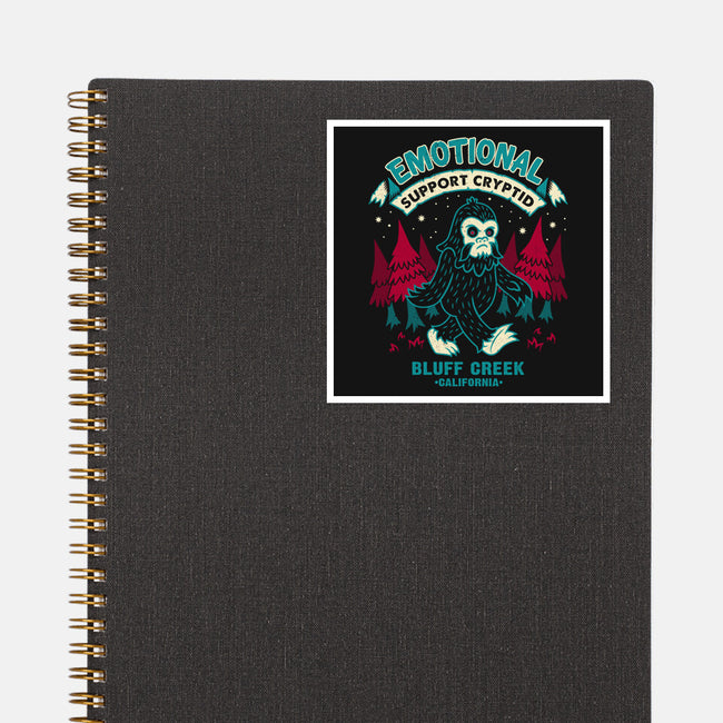 Emotional Support Bigfoot-None-Glossy-Sticker-Nemons