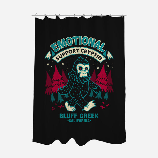 Emotional Support Bigfoot-None-Polyester-Shower Curtain-Nemons