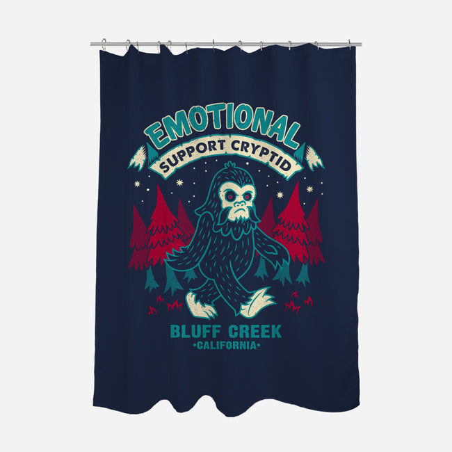 Emotional Support Bigfoot-None-Polyester-Shower Curtain-Nemons