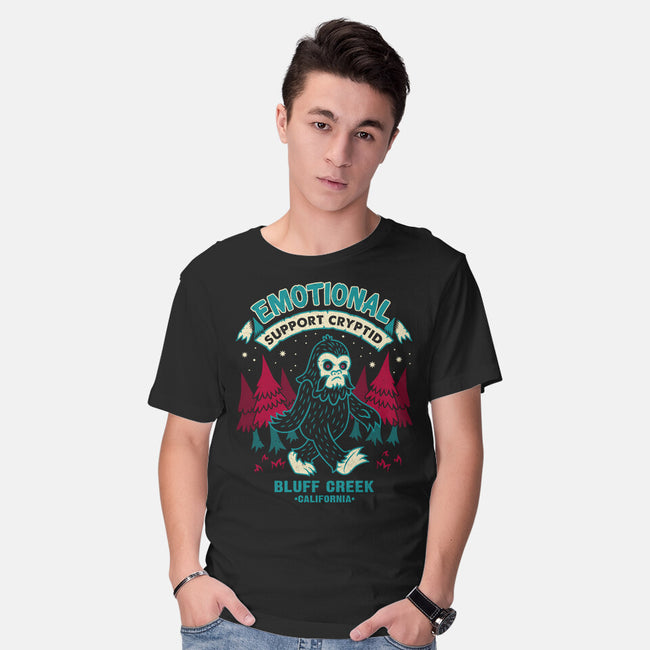 Emotional Support Bigfoot-Mens-Basic-Tee-Nemons