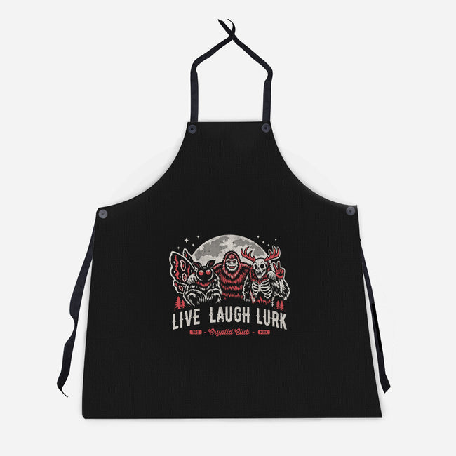 Live Laugh Lurk-Unisex-Kitchen-Apron-Nemons