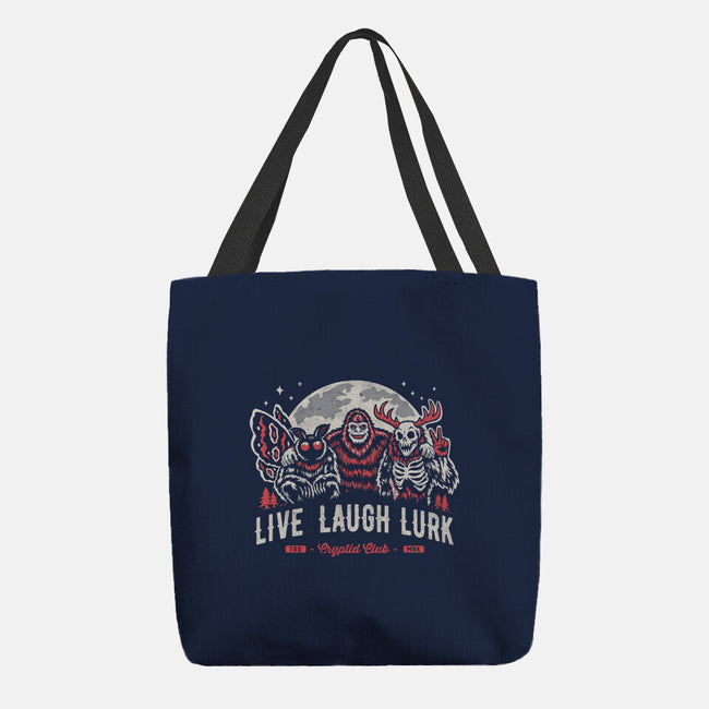 Live Laugh Lurk-None-Basic Tote-Bag-Nemons